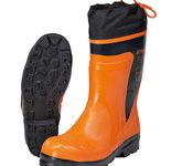 Motorsägen-Gummistiefel FUNCTION Mit Schaftschnürung und Reflexstreifen